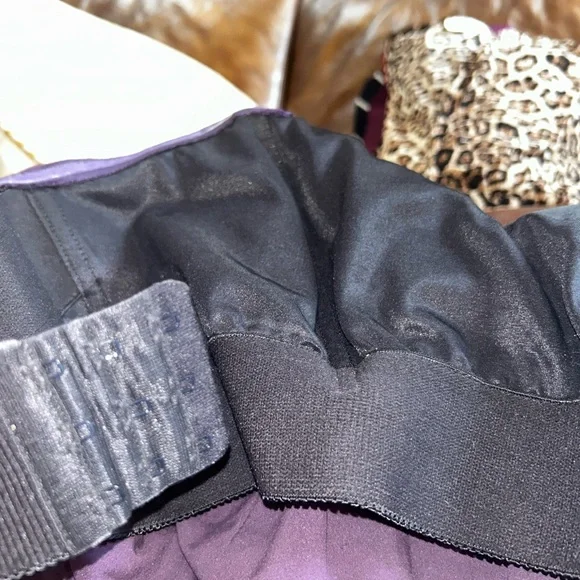 Elegant Purple Strapless Dress by Nicole Miller size 6 - Picture 7 of 8